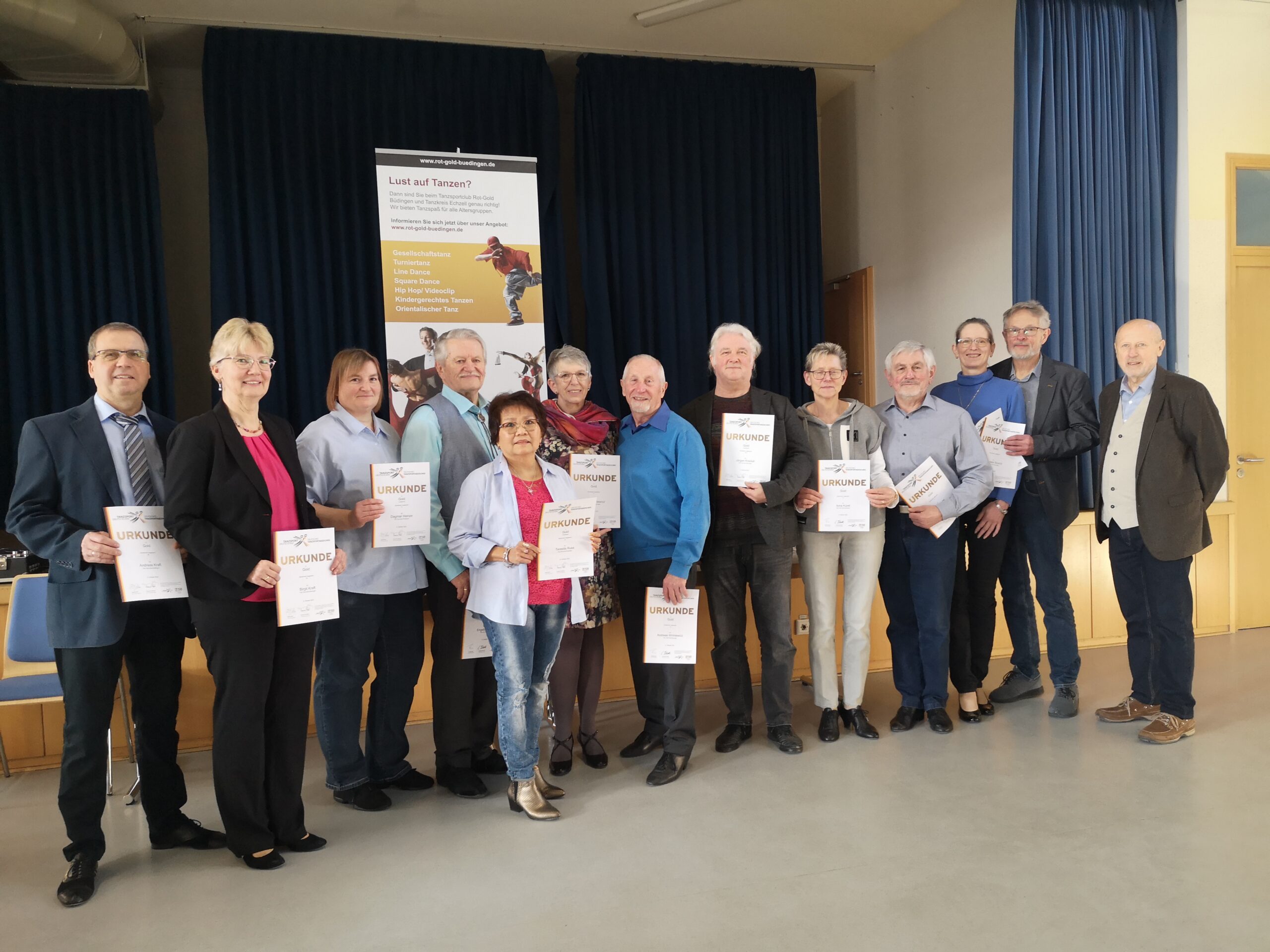 Ehrung für DTSA-Abzeichen in Gold